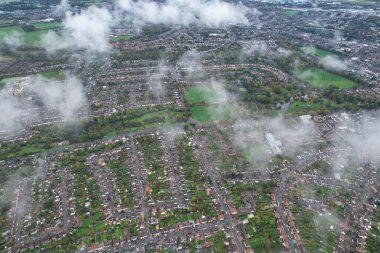 Beautiful and Dramatic Clouds over British City