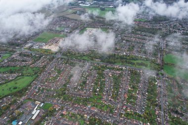 Beautiful and Dramatic Clouds over British City