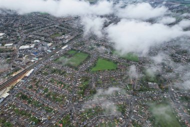 Beautiful and Dramatic Clouds over British City