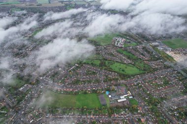 Beautiful and Dramatic Clouds over British City
