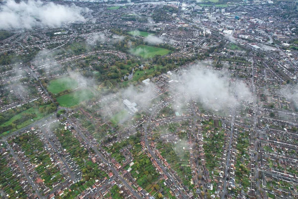 Beautiful Dramatic Clouds British City — стокове фото