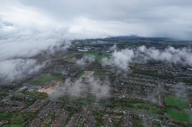 Beautiful and Dramatic Clouds over British City