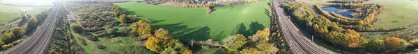 Ландшафт Деревни Сент Олбанс Графства Англии Великобритания — стоковое фото