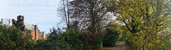 Ландшафт Деревни Сент Олбанс Графства Англии Великобритания — стоковое фото