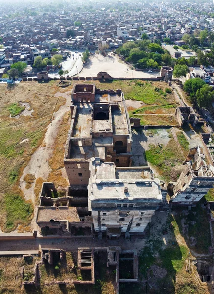 Повітряний Вид Історичного Королівського Форту Шахі Кіла Шейхупурі — стокове фото