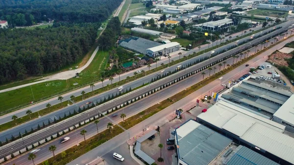 stock image Antalya Mall and Highways During Sunset