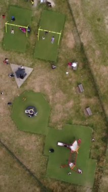 An Aerial view of Playground at Luton England UK