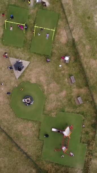 Aerial View Playground Luton England — Αρχείο Βίντεο
