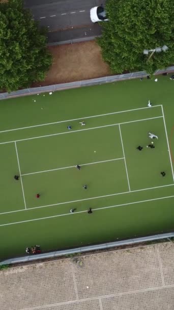 Aerial View Playground Luton England — Vídeos de Stock
