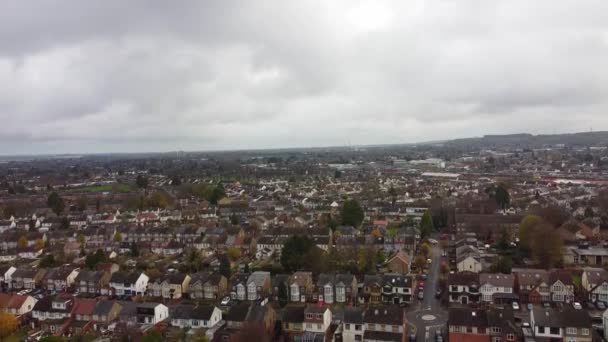 Luftaufnahmen Von Luton City — Stockvideo