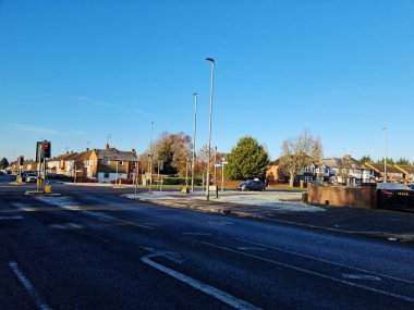 Londra Luton City 'nin kar düştükten sonraki hali. Muhteşem Manzara Drone 'un Kamerasıyla Yakalandı