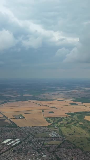 Über Den Wolken Und Himmel Luftaufnahme Mit Drohnen Kamera — Stockvideo