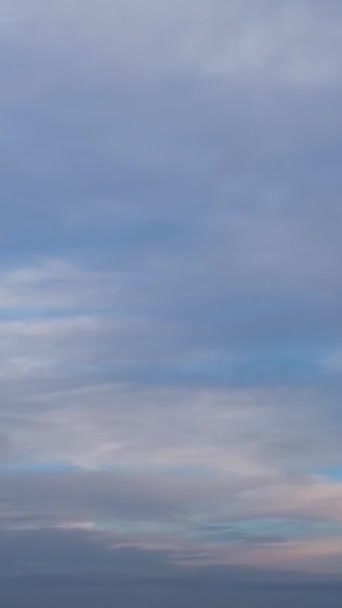 Nad Chmurami Nagraniem Nieba Widok Lotu Ptaka Uchwycony Kamerą Drona — Wideo stockowe