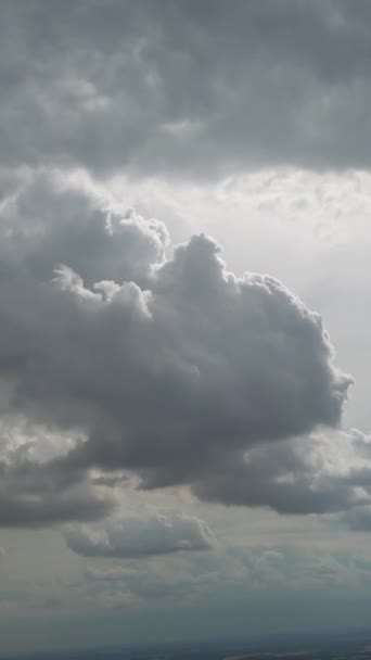 Acima Das Nuvens Das Imagens Céu Vista Aérea Capturada Com — Vídeo de Stock