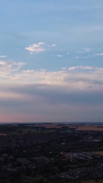 Bulutların Gökyüzü Görüntülerinin Üzerinde Drone Kamerasıyla Hava Görüntüsü Yakalandı — Stok video