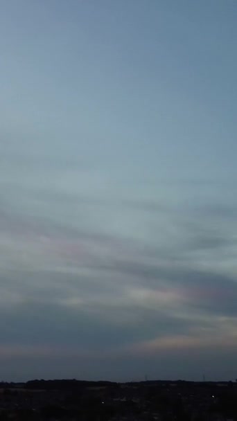 Skyerne Sky Footage Antennevisning Fanget Med Drone Kamera – Stock-video