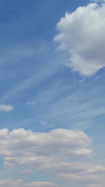 Clouds Sky Footage Aerial View Captured Drone Camera — Vídeo de stock
