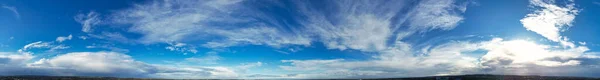 Vista Diurna Del Cielo Nublado Sobre Ciudad — Foto de Stock