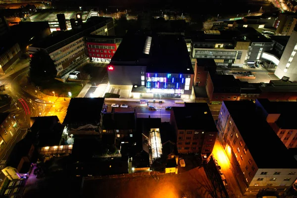 Luftaufnahme Der Zentralen Stadt Luton — Stockfoto