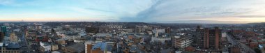 Şehrin Hava Panoramik Görünümü