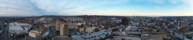 Şehrin Hava Panoramik Görünümü