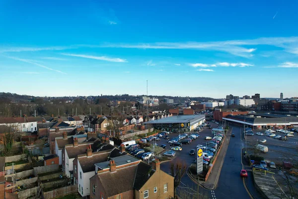 Aerial View Bury Park Luton England — Stock Photo, Image