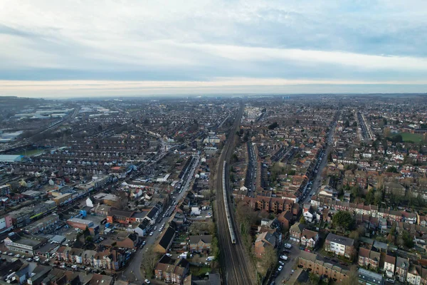 Luftaufnahme Von Bury Park Luton England — Stockfoto