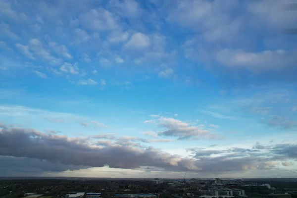 Szenischer Blick Auf Wolken Über Milton Keynes — Stockfoto