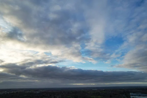 Milton Keynes Üzerindeki Bulutların Manzarası — Stok fotoğraf