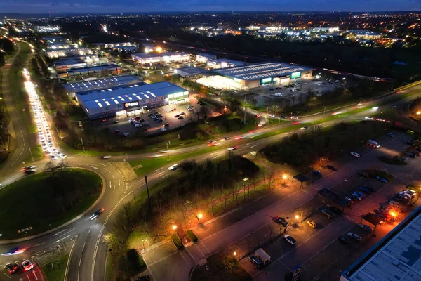 Panoramaaufnahme Von Central Milton Keynes City England Von — Stockfoto