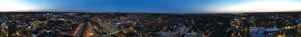 High Angle Kilátás Luton Város Anglia — Stock Fotó
