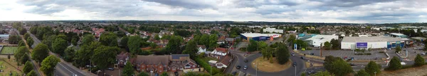 Vista Ángulo Alto Luton Town England —  Fotos de Stock