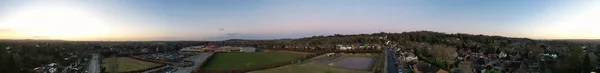 Aerial View Scenic British Countryside — Stock fotografie