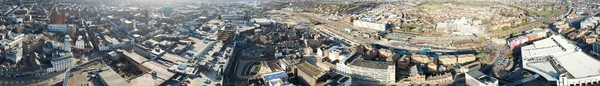 イングランドのルトンタウンの高角度ビュー — ストック写真
