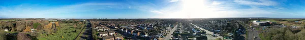 Aerial Panoramic City Kilátás — Stock Fotó