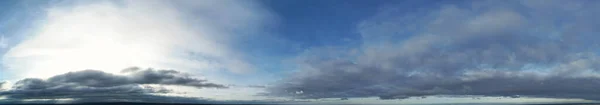 Vue Panoramique Ciel Nuageux Dessus Ville Anglaise Pendant Journée — Photo