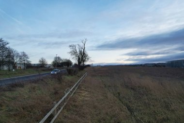 İngiliz Kırsalının Hava Panoramik Görünümü 