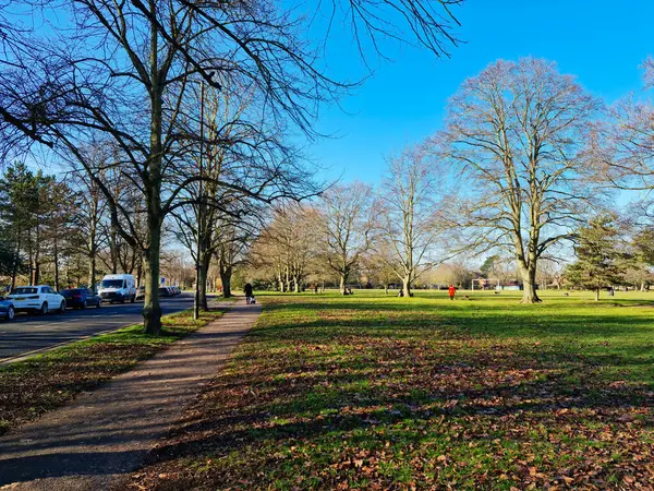 Hermosa Vista Del Parque Público Bedford — Foto de Stock