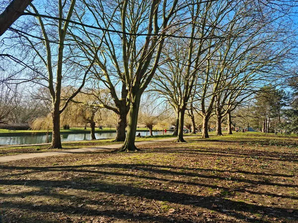 Piękny Widok Park Publiczny Bedford — Zdjęcie stockowe