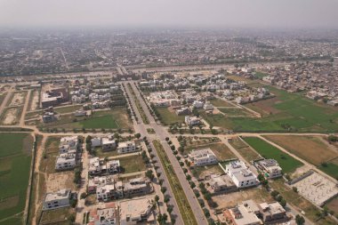 Aerial View of Gujranwala City of Punjab Pakistan