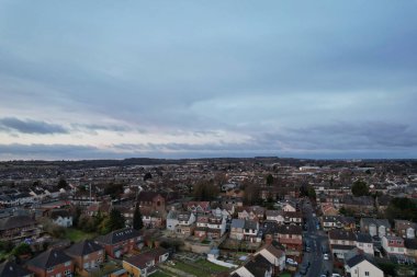 Beautiful Sunrise Sky over City