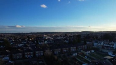 Şehrin üzerindeki İngiliz Konutları 'nın hava görüntüleri