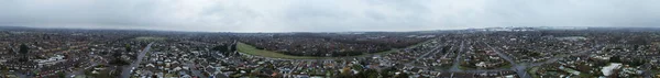 Aerial View Luton City Havazás Közben — Stock Fotó