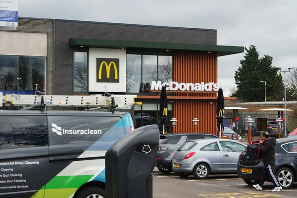 Stock image Luton City Street View and Supermarkets