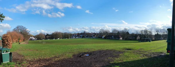 stock image Public Park of Northern Luton Town of England UK