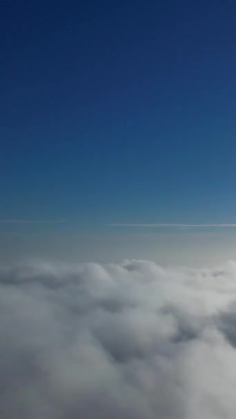 Belle Riprese Alto Angolo Nuvole Drammatiche Cielo — Video Stock