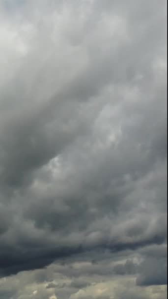 Bel Filmato Time Lapse Nuvole Drammatiche Cielo — Video Stock