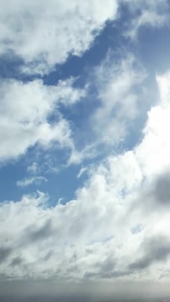 Mooie Time Lapse Beelden Van Dramatische Wolken Lucht — Stockvideo