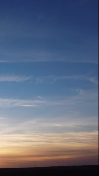 Hermoso Lapso Tiempo Filmación Nubes Dramáticas Cielo — Vídeo de stock