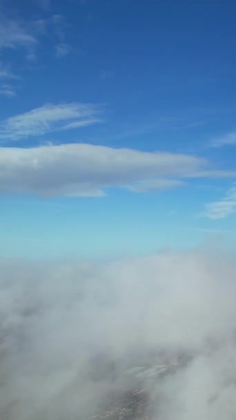 Dramatik Bulutların Gökyüzünün Güzel Zaman Hızı Görüntüsü — Stok video